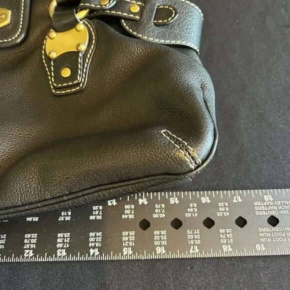 Michael Kors Black Leather Handbag Absolutely Stunning! great condition - Picture 6 of 12